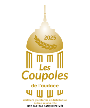 Logo coupoles audace 2025 Meilleure plateforme de distribution dédiée au non coté